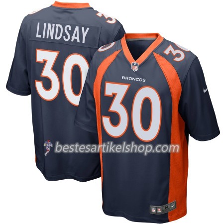 Herren Denver Broncos Trikot Phillip Lindsay 30 Nike Blau